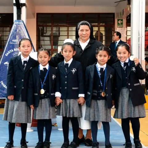 Estudiantes de Santa Rosa de Lima en la actualidad